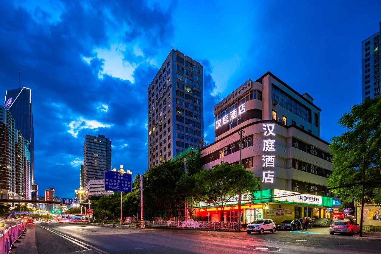 Hanting Hotel Lanzhou Qingyang Road Exteriör bild